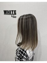 アンダーバーホワイト 西宮店(_WHITE) シルバーグレージュハイライト