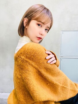 エース (ACE) ACE 横浜 大人小顔ボブ×クリアベージュ