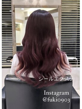 リゼル シブヤ(RISEL SHIBUYA) エクステでショートからロング！インナーピンク！