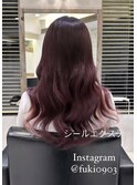 エクステでショートからロング!インナーピンク!