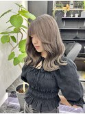 韓国風《グレージュ》ブリーチ/ケアブリーチ/ダブルカラー