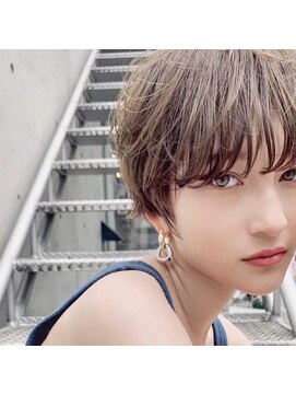 オースティン 調布アミックス(AUSTIN) 大人かわいい前髪セシルカットココアブラウンフリンジウェーブ