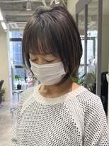 GBG 自由が丘&nbsp;くびれショートボブ40代50代グレイカラー白髪染め白髪ぼかし