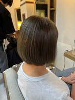 ヘアリゾート粋 ウナム 新宿東口店(enam)&nbsp;ナチュラルブラウン/ミディアムボブ