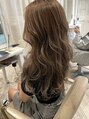 ラフターヘア(laughter hair) 顔周りにレイヤーを入れるスタイルが人気です!