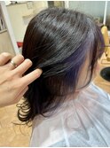 イヤリングカラー 紫