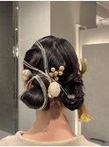 個性のある成人式ヘア