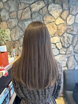 ラック(LUCK)&nbsp;柔らかベージュカラー/船橋/くすみベージュ/細めハイライト