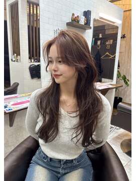 ヘアーアジール(hair agir) レイヤーカット×チョコレートcolor