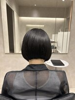 トキ(toki)&nbsp;ミニボブ×暗髪カラー