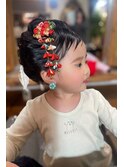 お子様ヘアセット/七五三/入園式卒園式/発表会に