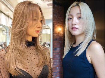 ランプ 代官山(the lamp)の写真/"可愛い"を知り尽くした経験豊富なStylistが創り出す、透明感×立体感たっぷりのハイトーンカラー*[代官山]