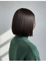 ソワンドブレスセルン 心斎橋(soin de brace cerne) タッセルボブ×グレージュ