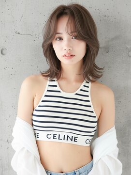 ニューヨークニューヨーク ピオレ姫路店(NYNY) ふんわりベージュ×大人センタパート×外ハネ