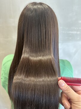 ベルベットヘア 千早店(Velvet hair) プレミアム髪質改善カラー×アッシュグレージュ