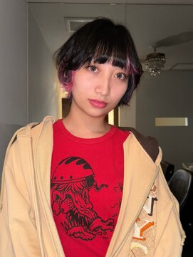 フォークロア 本店(Folk Lore) 全部黒は嫌！！セクションカラー