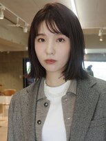 スク(SUKU)&nbsp;外はねボブ×暖色カラー