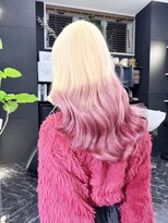 チュダック(ChuDuck)&nbsp;【天神】色落ちも可愛い王道ミルクティー×カシス/ケアブリーチ