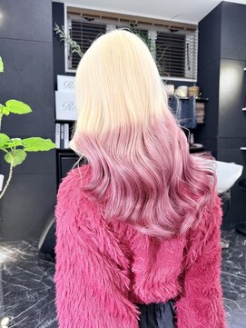 チュダック(ChuDuck) 【天神】色落ちも可愛い王道ミルクティー×カシス/ケアブリーチ