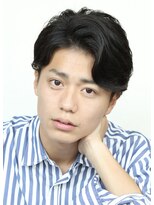 ソレイユ(Soleil) 30代40代50代ビジネスマン向け清潔感メンズパーマアップバング
