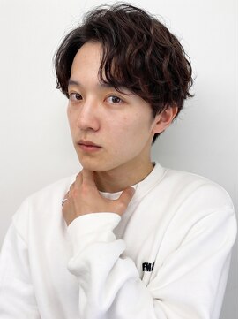 アース オーセンティック 関内店(EARTH Authentic) メンズパーマ清潔感韓国風マッシュニュアンスパーマ