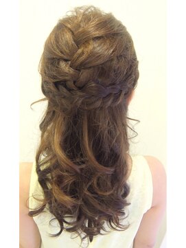 ブリエ(briller) ブリエ☆結婚式スタイル☆編み込み ハーフアップ