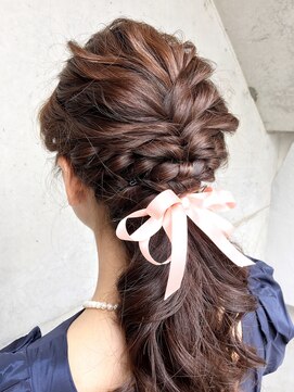 シュリット(schritt) フィシュボーン☆ツイストダウンスタイル