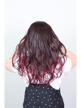 クリップ ジョイント ゴッド(CLIP JOINT GOD) ワインレッドグラデーション