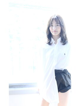 ヘア アンドメイク キヨシ(Hair and Make kiyoshi) kiyoshi/モード *シースルーバング センターパート*