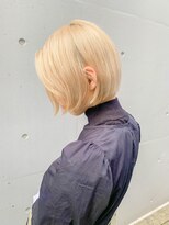ヘア デザイン ヴェルダ(hair design Verda) 【verda】クリアショート×ことりベージュ×ウォータフォール
