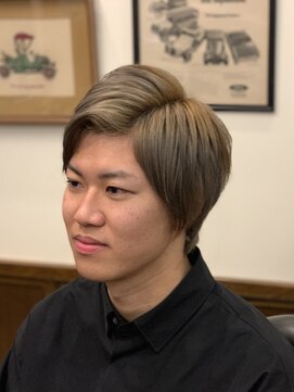 ヒロギンザバーバーショップ 新宿店(HIRO GINZA BARBER SHOP) ミディアムアップバンク