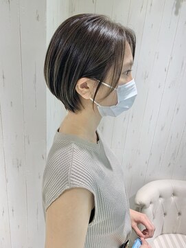 エフバイラブランシュ 大宮東口店(ef by La Blanche) 大宮/ショコラベージュ/ボブルフ/カール/ベビーバング