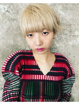 イーストハムヘッドショップ(EAST HAM head shop) マッシュボブ ショート ハイトーン