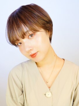 ラフィスヘアー レイ 札幌店(La fith hair ray) 【La fith】丸みショート×シースルーバング