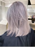 パープルホワイト_チェリーブラウンフェミニンロング_ba374243