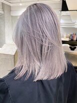 アルバム 渋谷パルコ(ALBUM)&nbsp;パープルホワイト_チェリーブラウンフェミニンロング_ba374243