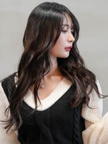セシルへアー 福岡天神店(Cecil hair)&nbsp;大人可愛い★艶感ふんわりカール/こなれ/薄めバング
