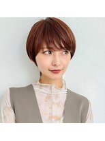 ハルキミナト ジャパン トウキョウ(HARUKI MINATO japan TOKYO)&nbsp;30代40代50代/丸みショート/マッシュショート/ベージュ