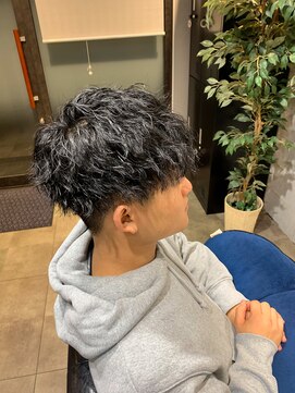 ソフ(sof) ツイストスパイラルパーマ×マッシュ