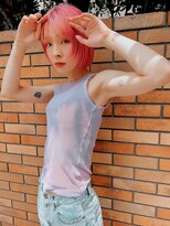 エイミー(Aimee)&nbsp;Aimee町田 ビビットピンク×レイヤーボブ