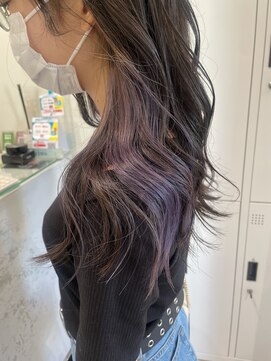 リル 茅ヶ崎(Liru:) 【Miyu】ラベンダーインナーカラー