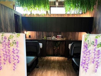 ポッケ(Pokke)の写真/半個室の落ち着く空間♪癒しのヘッドスパで疲れをリフレッシュ＊髪の毛～お肌までトータルケアをご提案◎