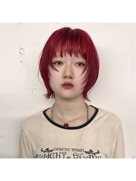 レコ 渋谷(LECO) shaggy red