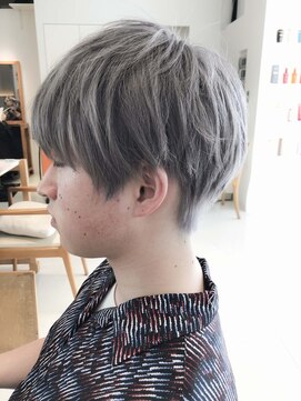 デイズ(days) アッシュブラックツーブロックマッシュショート ダークアッシュ