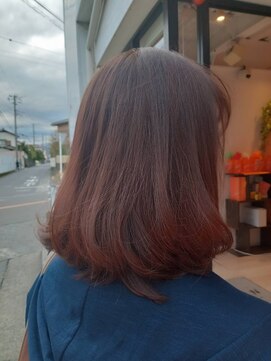 リーズン(REASON) グラデーション、明るい白髪染め、柔らかい暖色、硬い髪質向け