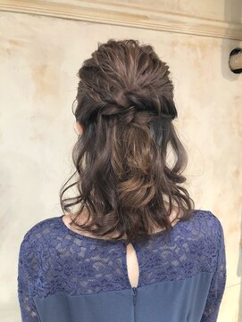 ルチア ヘア ステラ 京都店(Lucia hair stella) ハーフアップ/ヘアセット/学割U24/京都/河原町/ヘアアレンジ