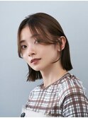 秋冬におすすめ透けるナチュラルブラウン/ブリーチなし