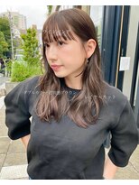 ノラ ヘアーサロン(NORA HAIR SALON)&nbsp;ナチュラル小顔前髪あり後れ毛サイドバング結べるボブくびれヘア