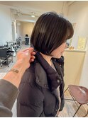 伸ばし途中の柔らかボブ♪