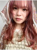 透明感モーブピンクカラー